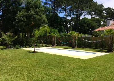 jardin avec hamac golf seignosse